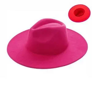 Odiva | Accessories | Elegant Felt Wide Brim Fedora Hat  display picture 1
